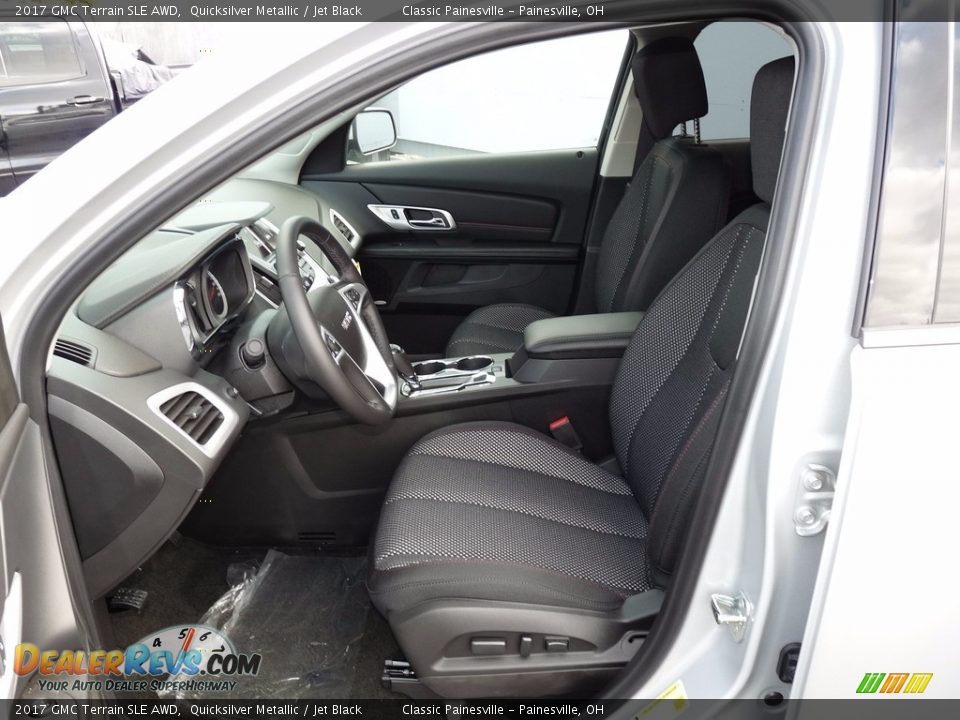 2017 GMC Terrain SLE AWD Quicksilver Metallic / Jet Black Photo #6