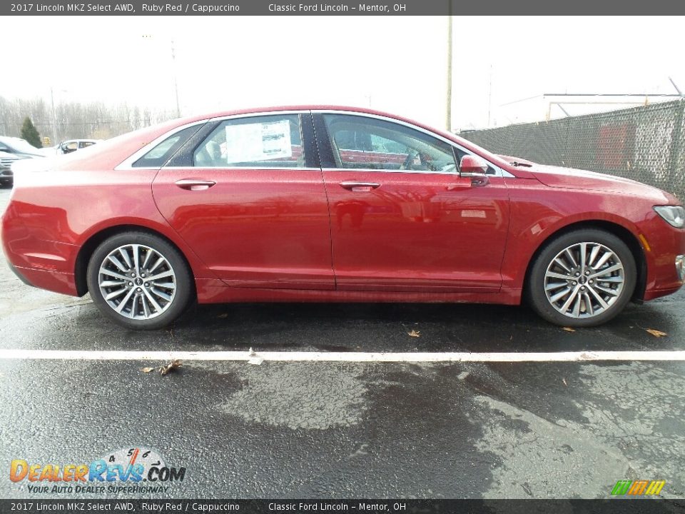 Ruby Red 2017 Lincoln MKZ Select AWD Photo #3