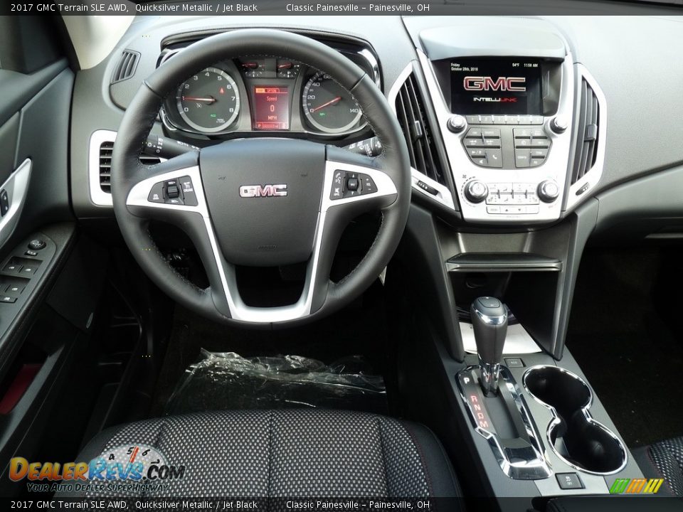 2017 GMC Terrain SLE AWD Quicksilver Metallic / Jet Black Photo #8