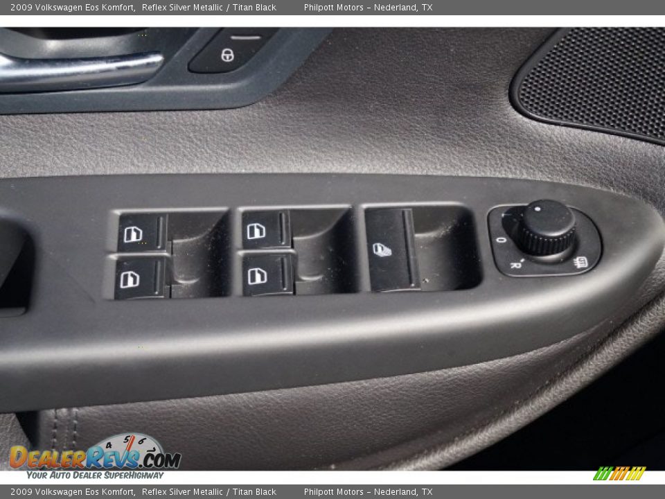 2009 Volkswagen Eos Komfort Reflex Silver Metallic / Titan Black Photo #14