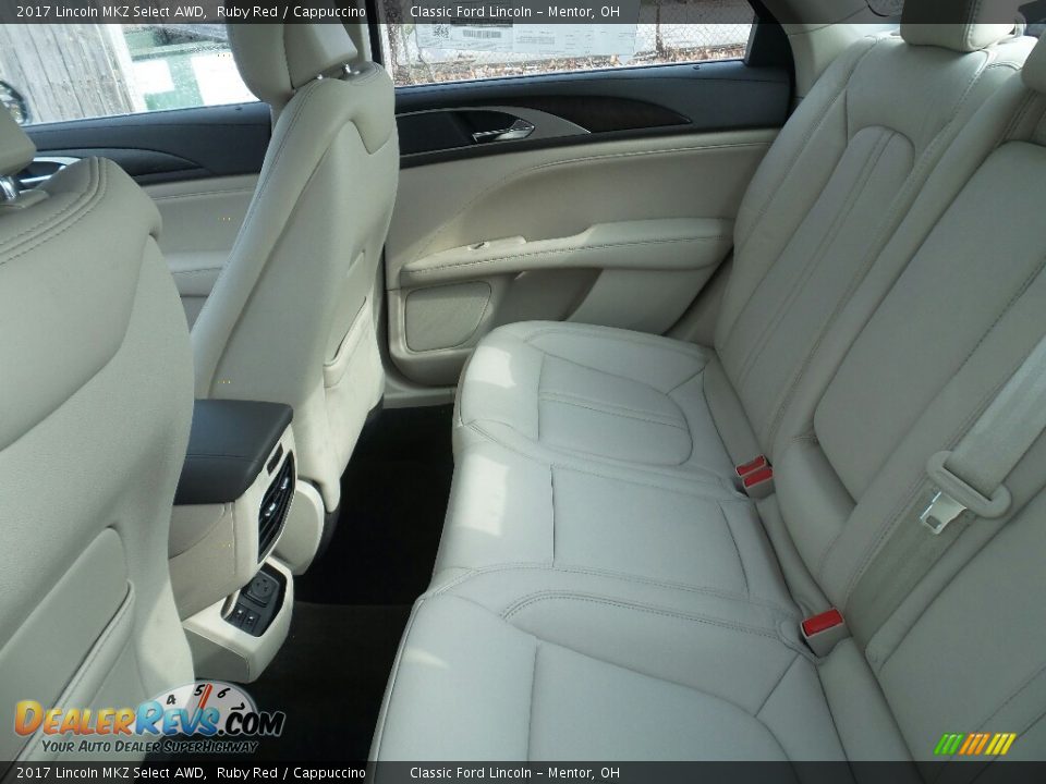 Rear Seat of 2017 Lincoln MKZ Select AWD Photo #6