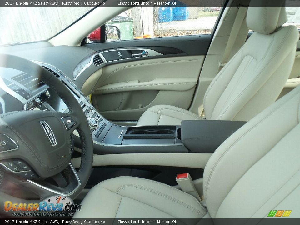 Front Seat of 2017 Lincoln MKZ Select AWD Photo #7