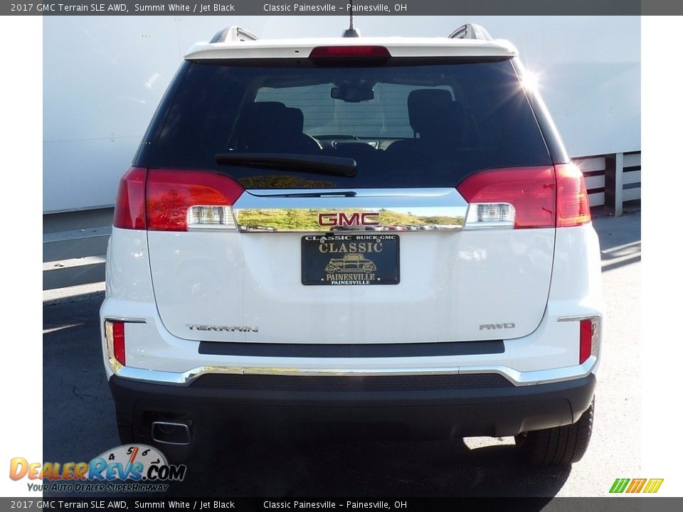2017 GMC Terrain SLE AWD Summit White / Jet Black Photo #3