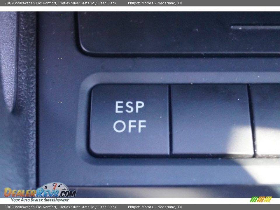 2009 Volkswagen Eos Komfort Reflex Silver Metallic / Titan Black Photo #20