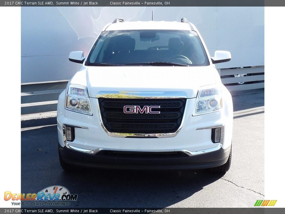 2017 GMC Terrain SLE AWD Summit White / Jet Black Photo #4
