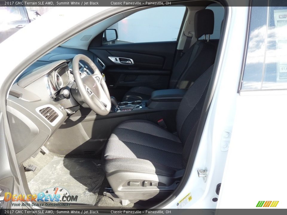 2017 GMC Terrain SLE AWD Summit White / Jet Black Photo #6