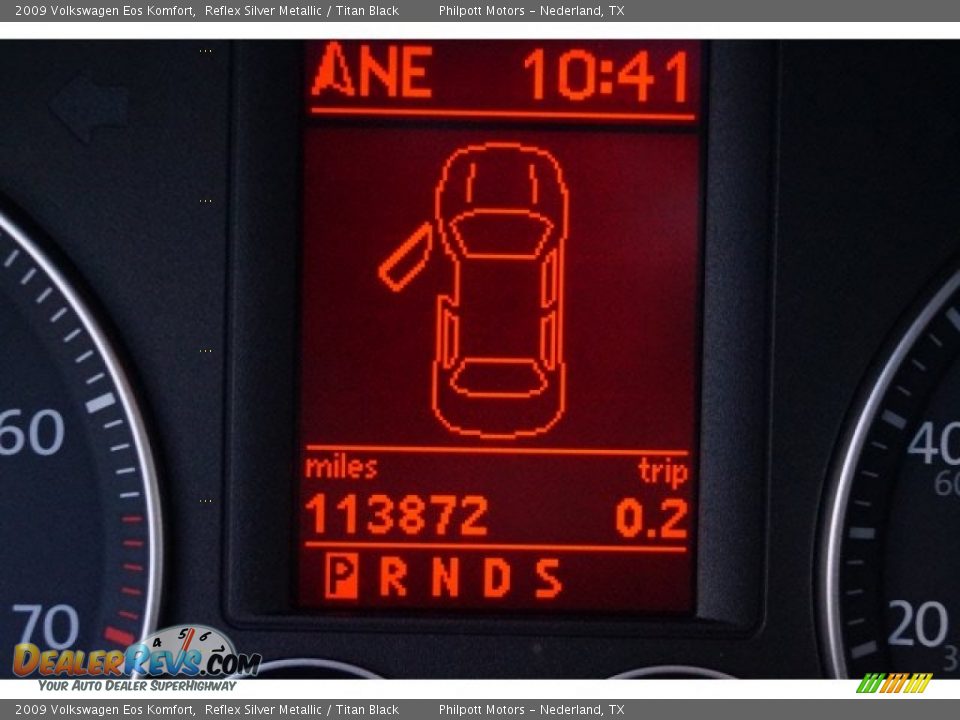 2009 Volkswagen Eos Komfort Reflex Silver Metallic / Titan Black Photo #25