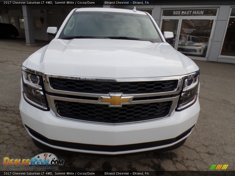 2017 Chevrolet Suburban LT 4WD Summit White / Cocoa/Dune Photo #2