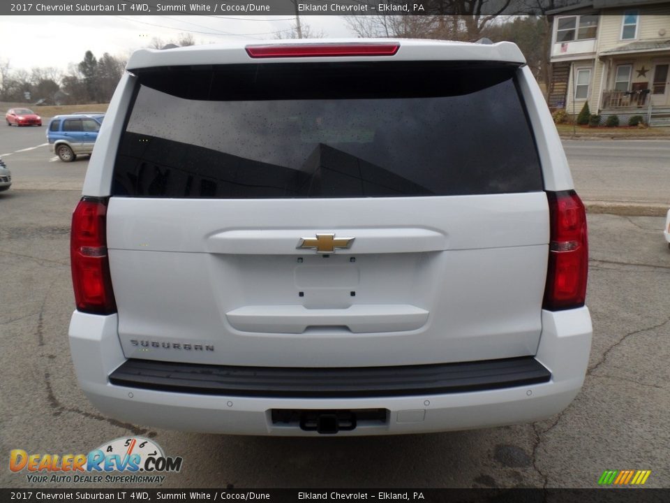 2017 Chevrolet Suburban LT 4WD Summit White / Cocoa/Dune Photo #7