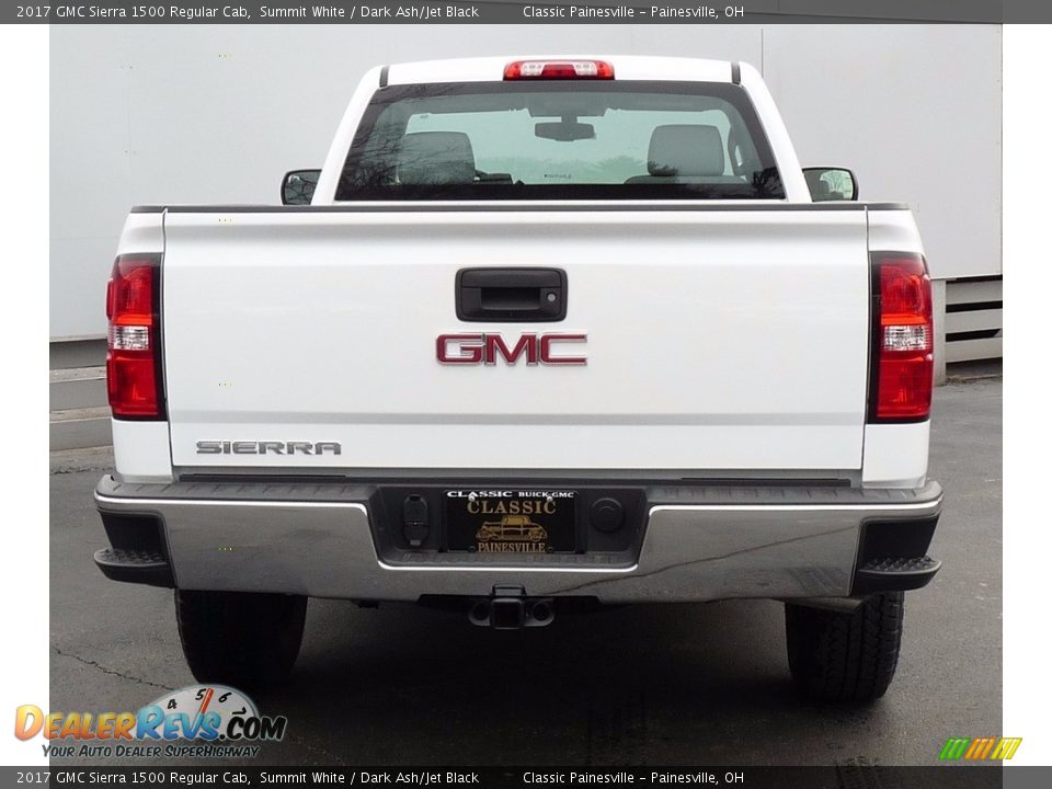 2017 GMC Sierra 1500 Regular Cab Summit White / Dark Ash/Jet Black Photo #3