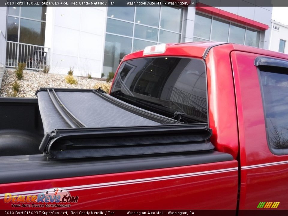 2010 Ford F150 XLT SuperCab 4x4 Red Candy Metallic / Tan Photo #15