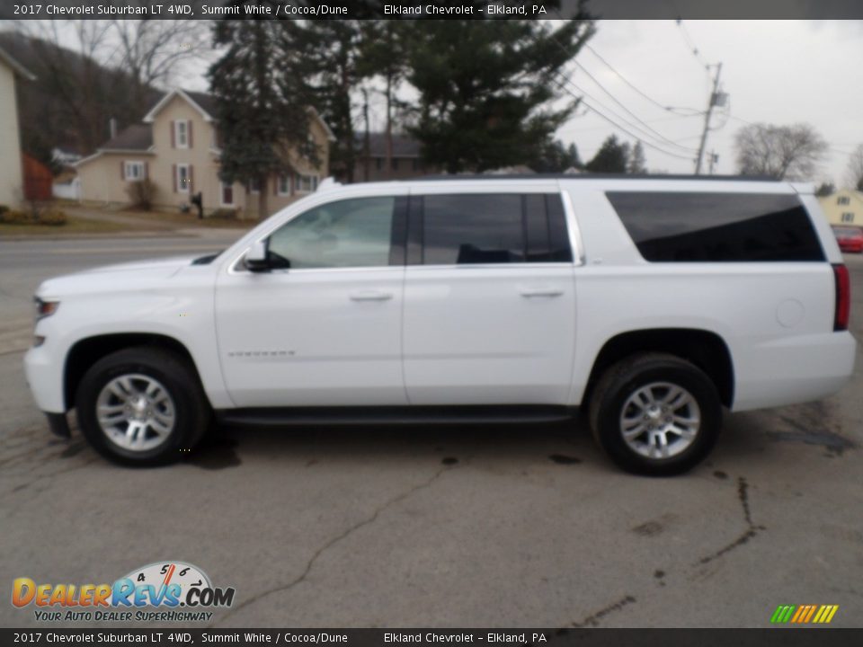 2017 Chevrolet Suburban LT 4WD Summit White / Cocoa/Dune Photo #9