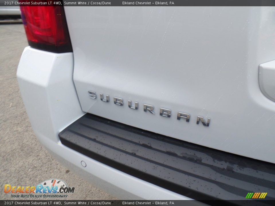 2017 Chevrolet Suburban LT 4WD Summit White / Cocoa/Dune Photo #11