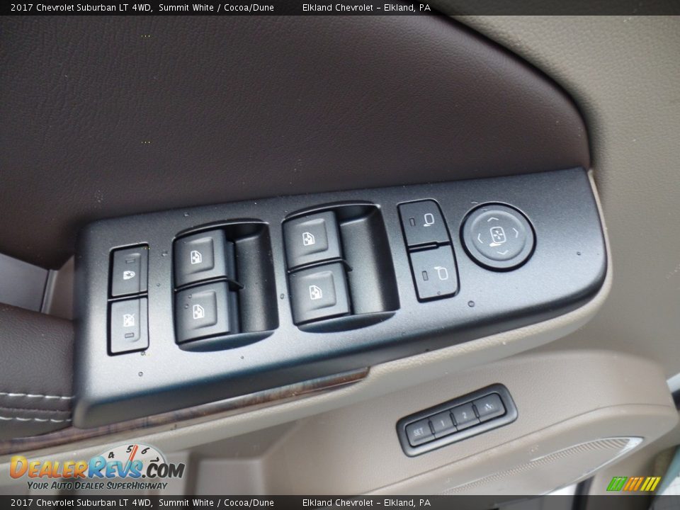 2017 Chevrolet Suburban LT 4WD Summit White / Cocoa/Dune Photo #15