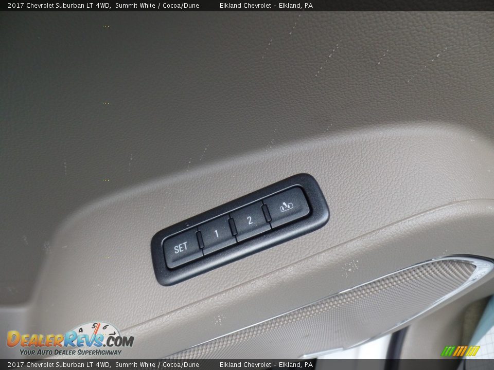 2017 Chevrolet Suburban LT 4WD Summit White / Cocoa/Dune Photo #16