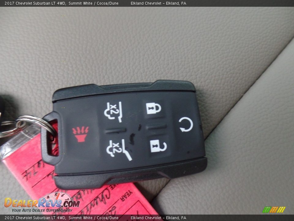 2017 Chevrolet Suburban LT 4WD Summit White / Cocoa/Dune Photo #19