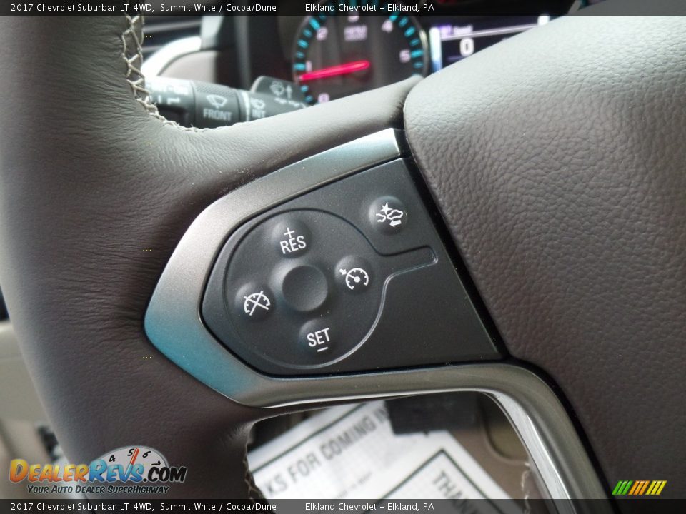 2017 Chevrolet Suburban LT 4WD Summit White / Cocoa/Dune Photo #24