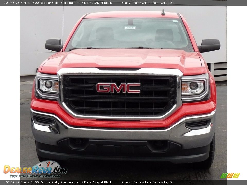 2017 GMC Sierra 1500 Regular Cab Cardinal Red / Dark Ash/Jet Black Photo #4