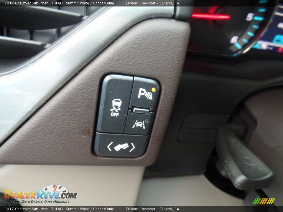 2017 Chevrolet Suburban LT 4WD Summit White / Cocoa/Dune Photo #28