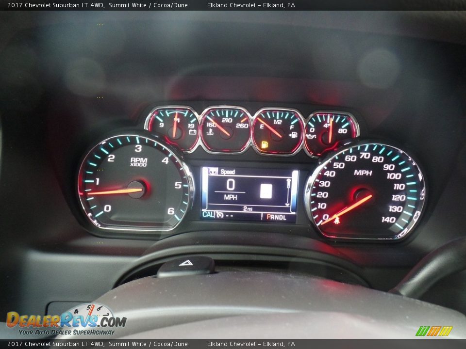 2017 Chevrolet Suburban LT 4WD Summit White / Cocoa/Dune Photo #29