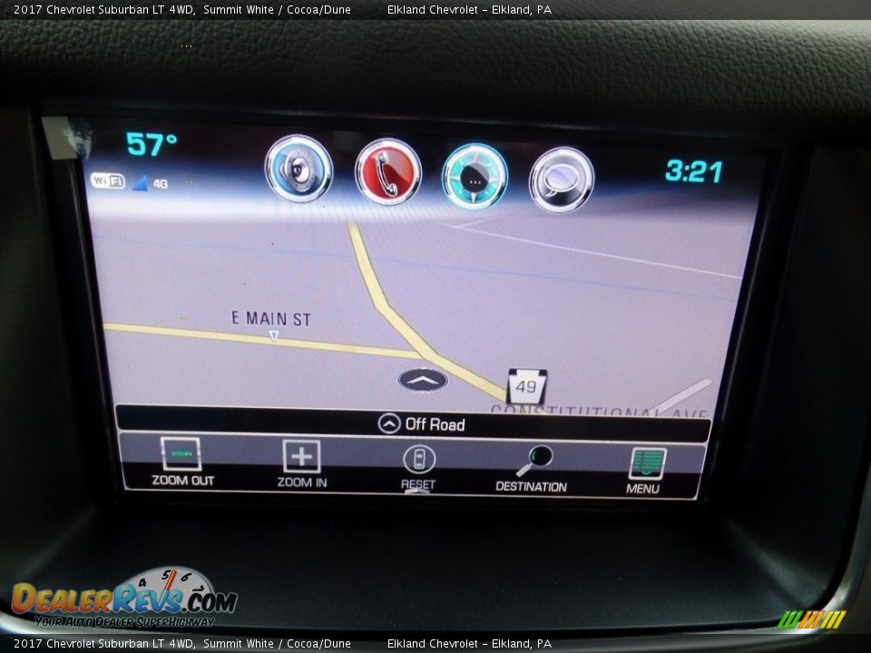 2017 Chevrolet Suburban LT 4WD Summit White / Cocoa/Dune Photo #33