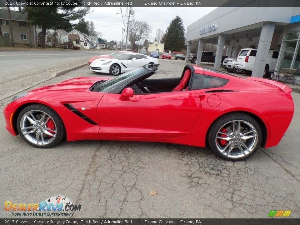 2017 Chevrolet Corvette Stingray Coupe Torch Red / Adrenaline Red Photo #9