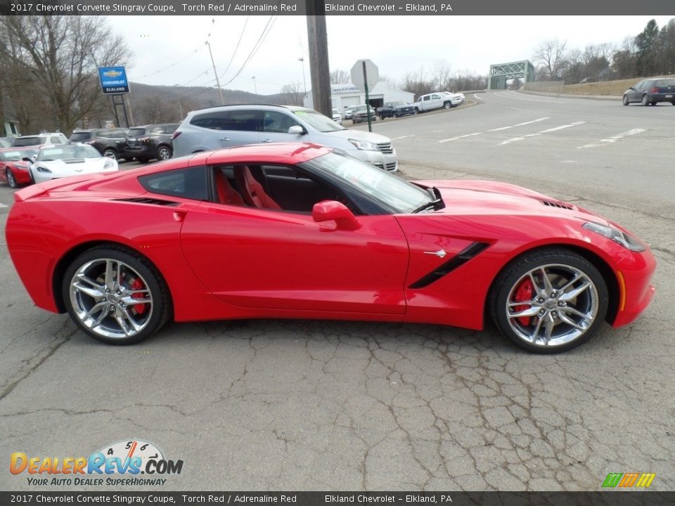 2017 Chevrolet Corvette Stingray Coupe Torch Red / Adrenaline Red Photo #13