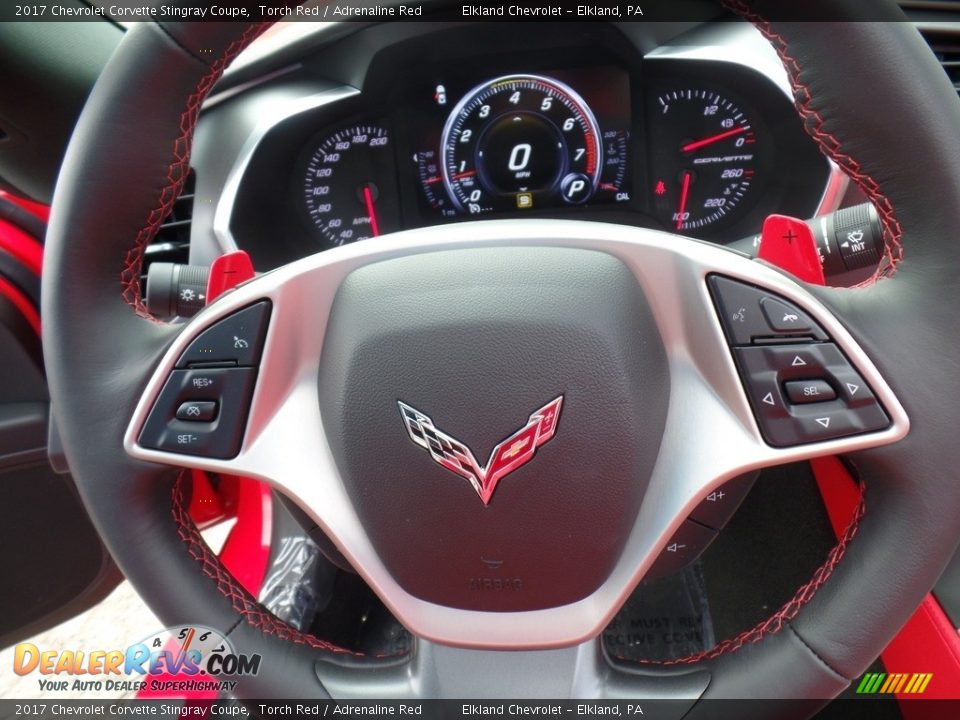 2017 Chevrolet Corvette Stingray Coupe Torch Red / Adrenaline Red Photo #22