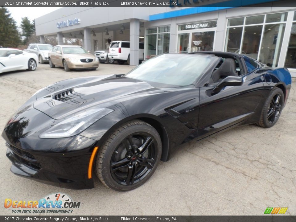2017 Chevrolet Corvette Stingray Coupe Black / Jet Black Photo #1