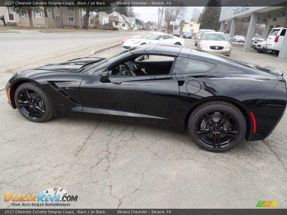 2017 Chevrolet Corvette Stingray Coupe Black / Jet Black Photo #2