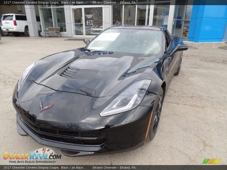 2017 Chevrolet Corvette Stingray Coupe Black / Jet Black Photo #3