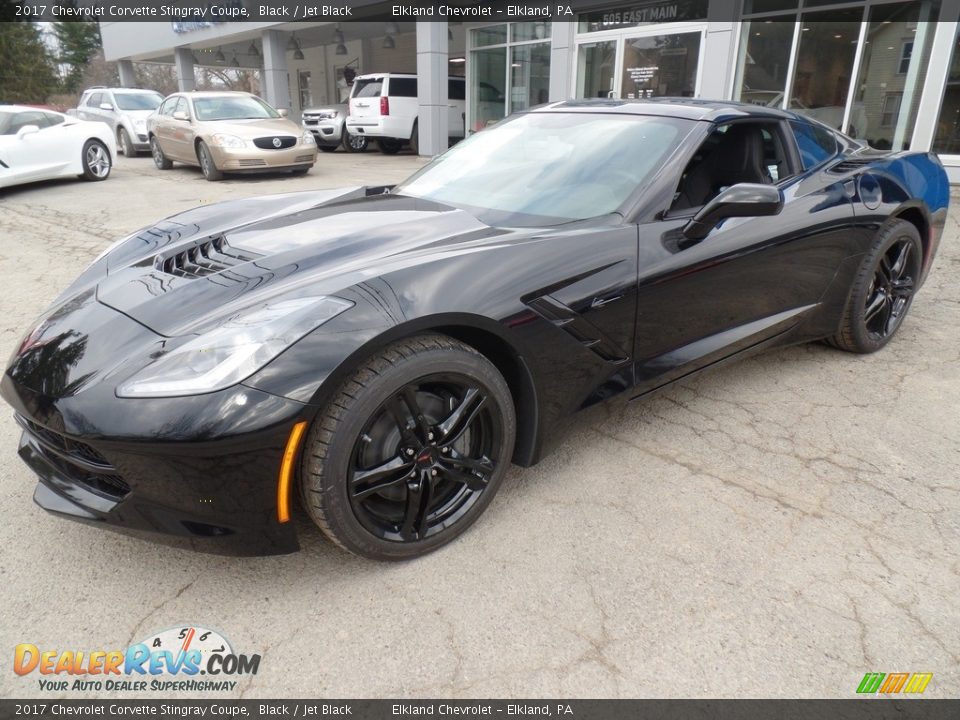 2017 Chevrolet Corvette Stingray Coupe Black / Jet Black Photo #4