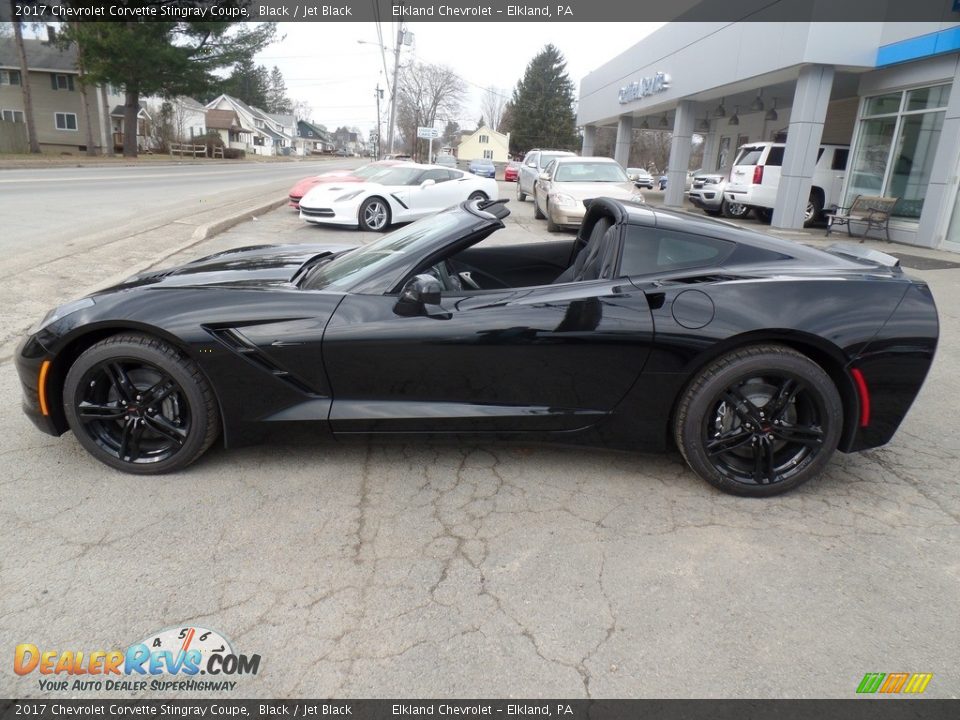 2017 Chevrolet Corvette Stingray Coupe Black / Jet Black Photo #5