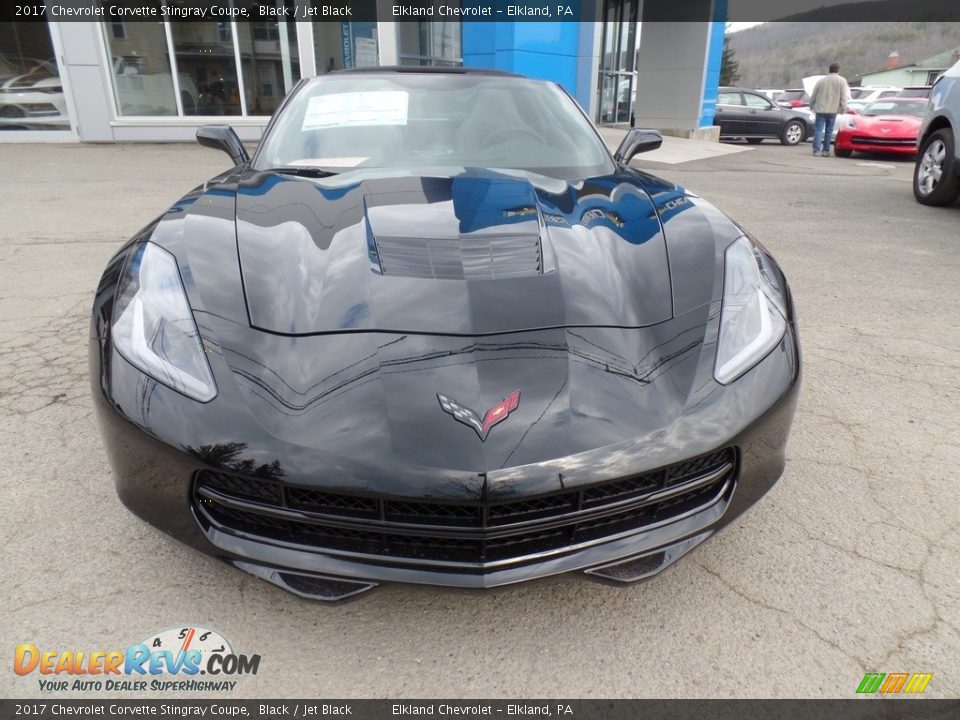 2017 Chevrolet Corvette Stingray Coupe Black / Jet Black Photo #6