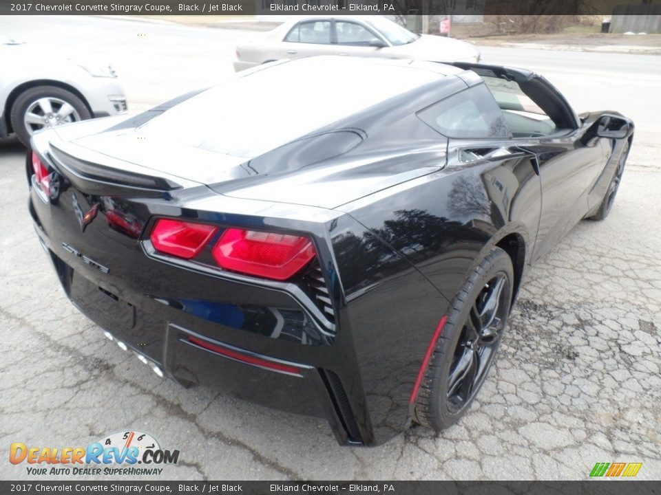2017 Chevrolet Corvette Stingray Coupe Black / Jet Black Photo #8