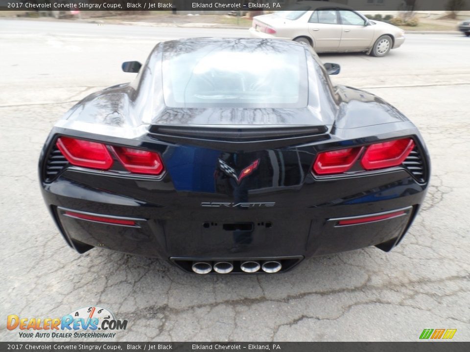 2017 Chevrolet Corvette Stingray Coupe Black / Jet Black Photo #9