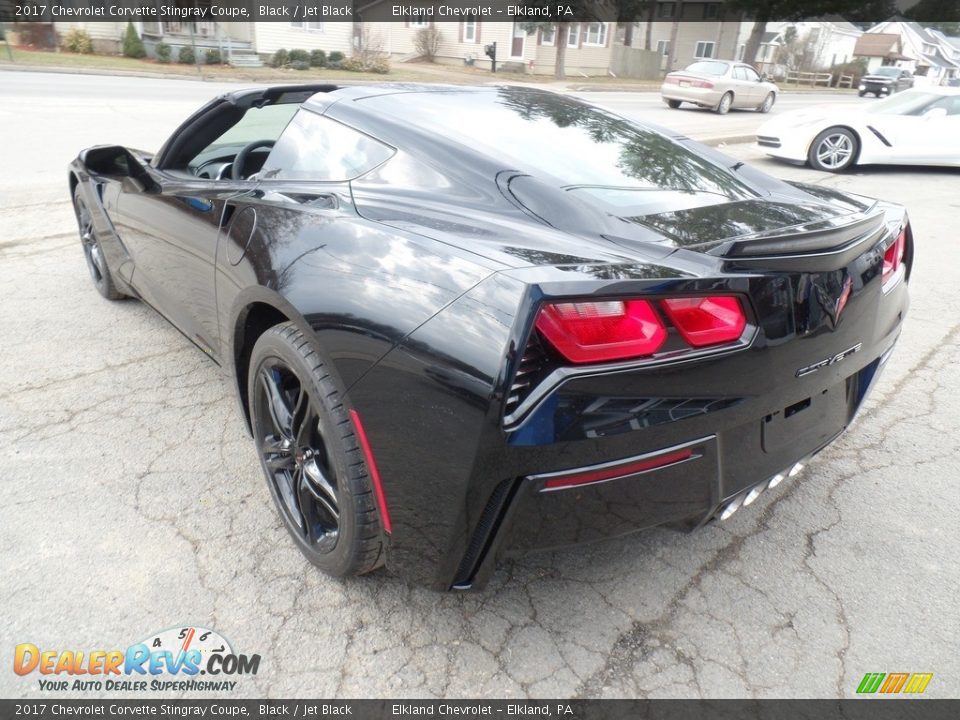 2017 Chevrolet Corvette Stingray Coupe Black / Jet Black Photo #10