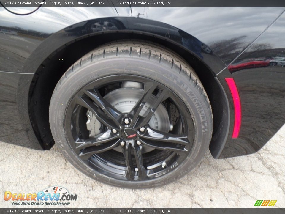 2017 Chevrolet Corvette Stingray Coupe Black / Jet Black Photo #12