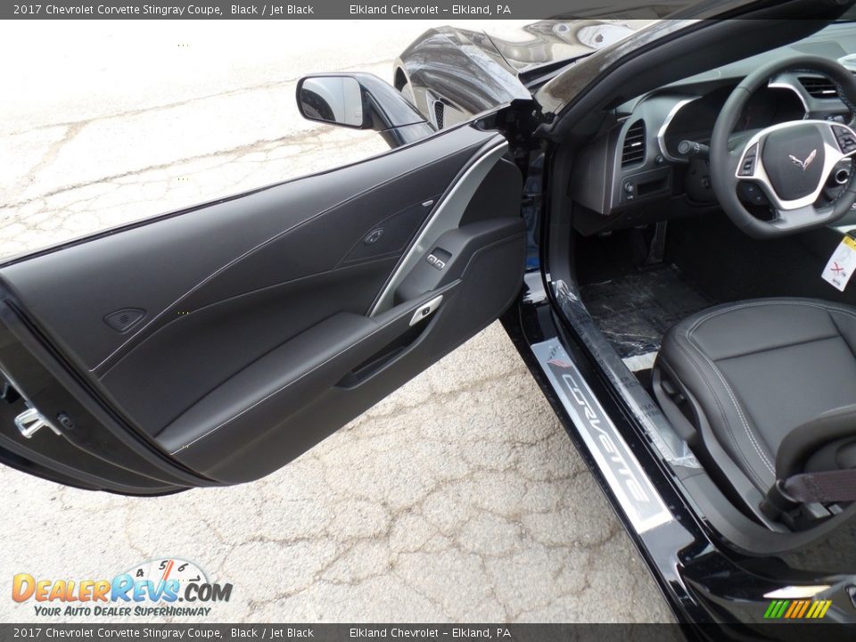 2017 Chevrolet Corvette Stingray Coupe Black / Jet Black Photo #13
