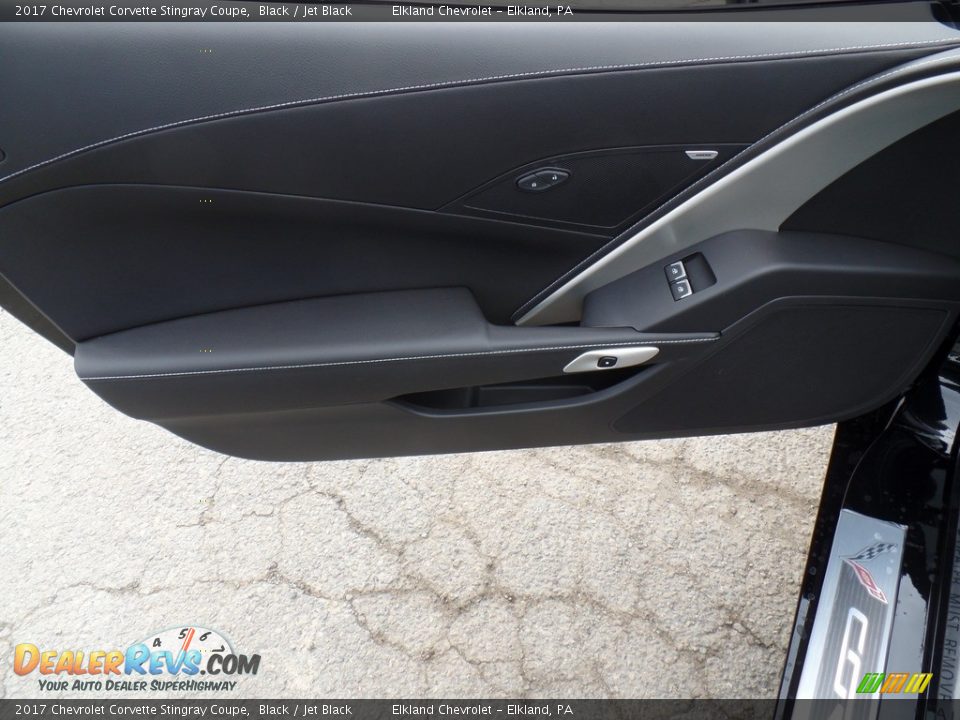 2017 Chevrolet Corvette Stingray Coupe Black / Jet Black Photo #14