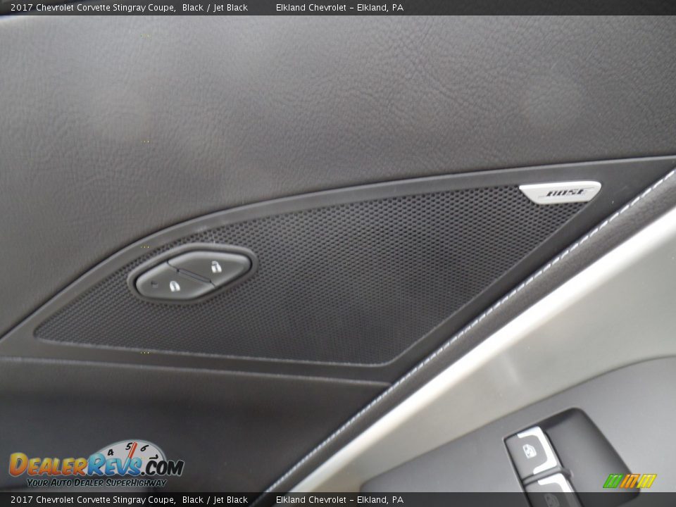2017 Chevrolet Corvette Stingray Coupe Black / Jet Black Photo #15