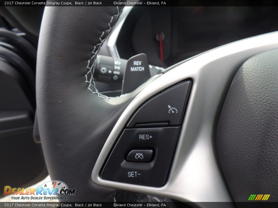 2017 Chevrolet Corvette Stingray Coupe Black / Jet Black Photo #21