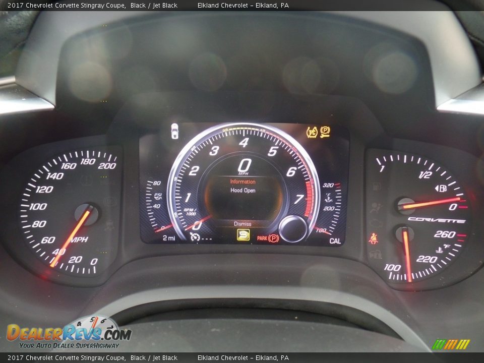 2017 Chevrolet Corvette Stingray Coupe Gauges Photo #22