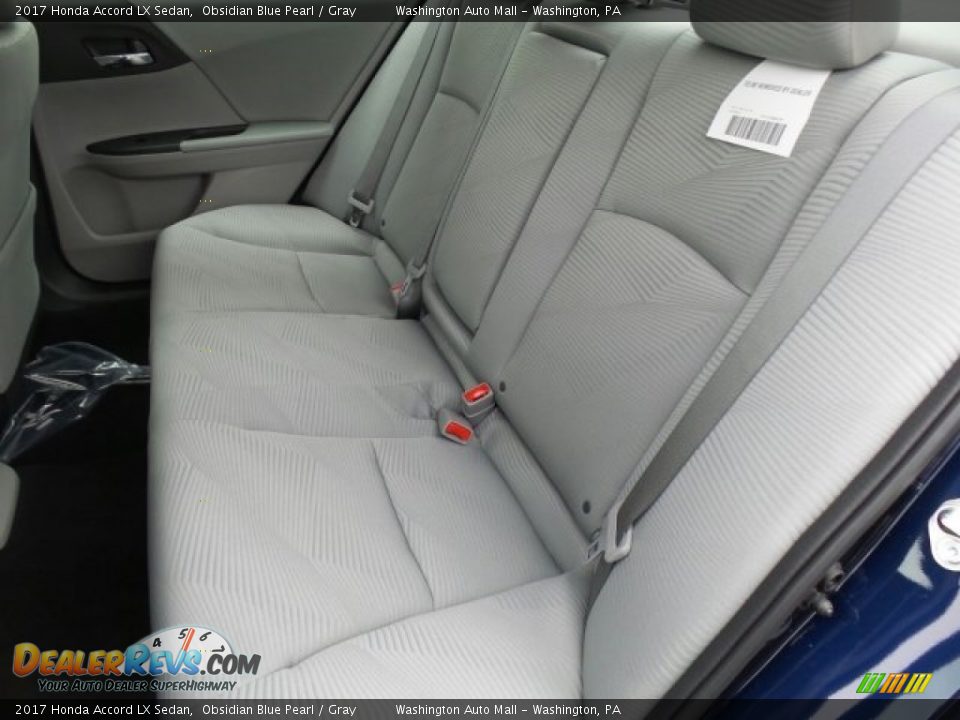 2017 Honda Accord LX Sedan Obsidian Blue Pearl / Gray Photo #11