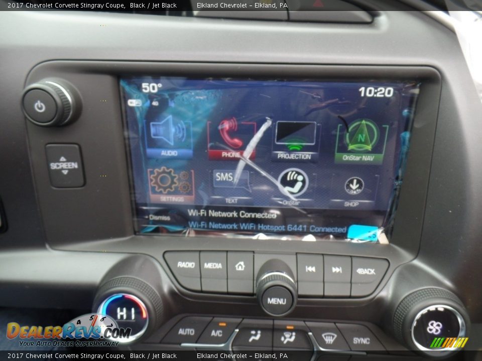 2017 Chevrolet Corvette Stingray Coupe Black / Jet Black Photo #24