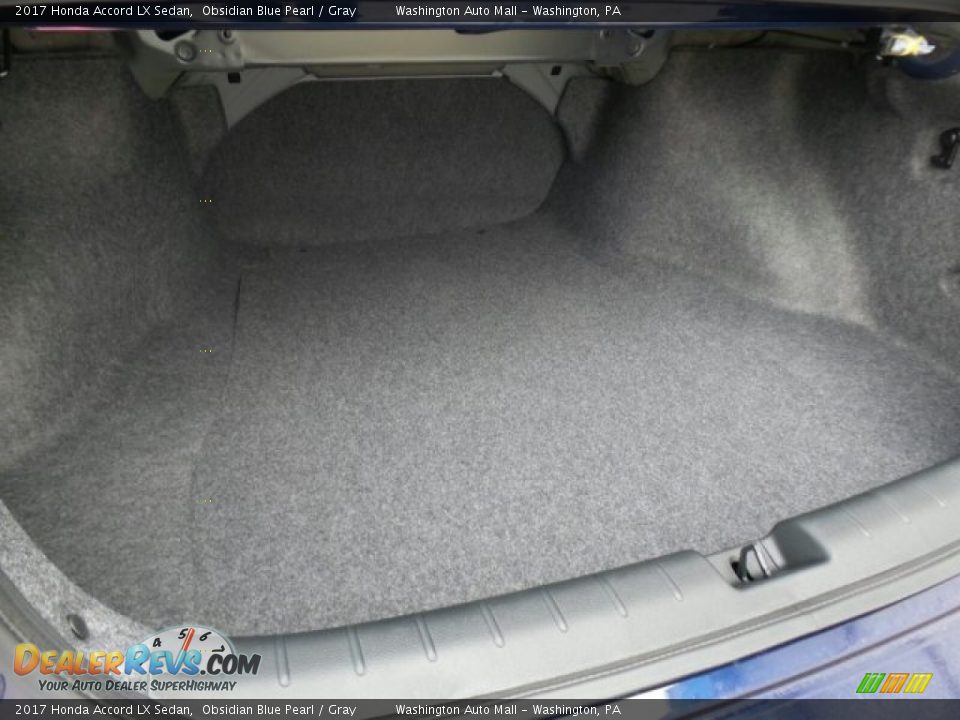 2017 Honda Accord LX Sedan Obsidian Blue Pearl / Gray Photo #12