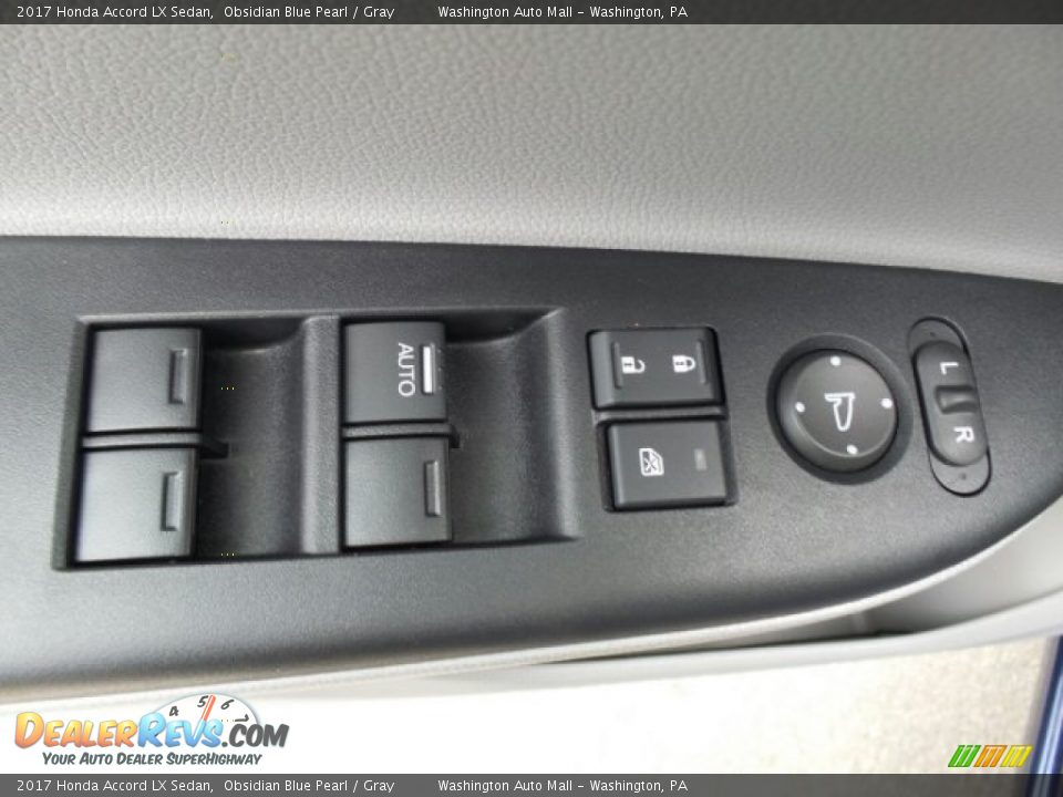 2017 Honda Accord LX Sedan Obsidian Blue Pearl / Gray Photo #15