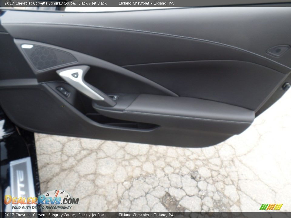 2017 Chevrolet Corvette Stingray Coupe Black / Jet Black Photo #34