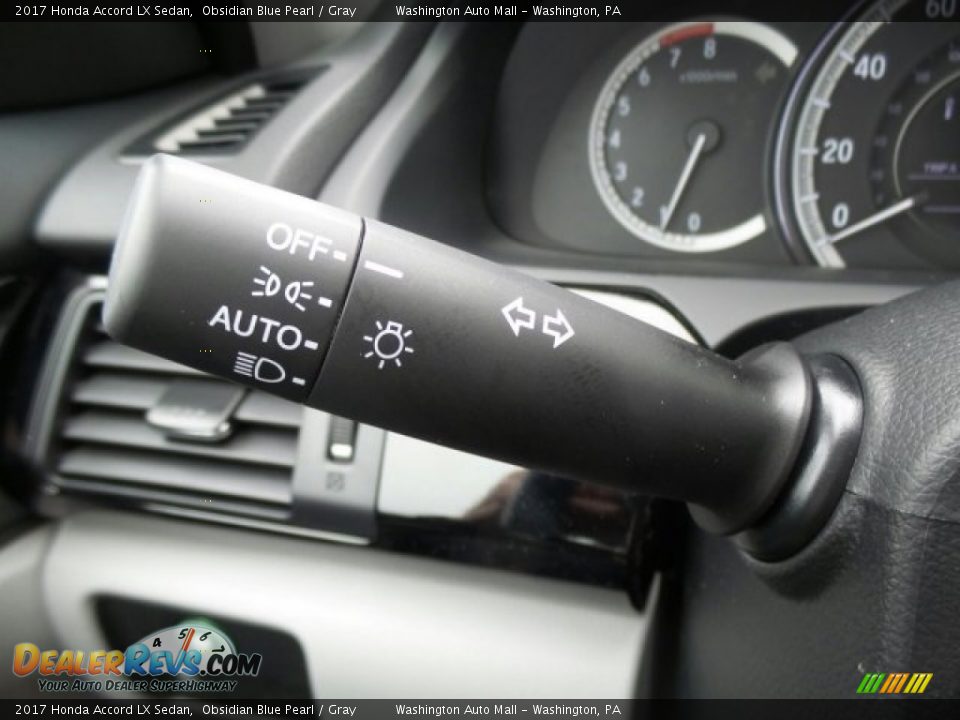2017 Honda Accord LX Sedan Obsidian Blue Pearl / Gray Photo #22