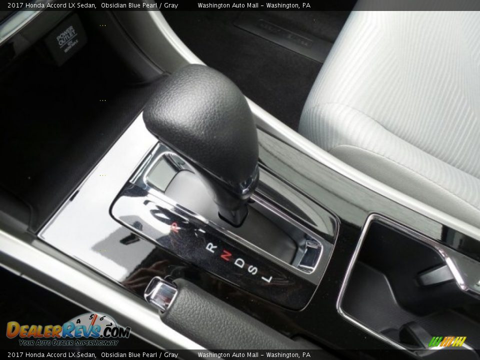 2017 Honda Accord LX Sedan Obsidian Blue Pearl / Gray Photo #29